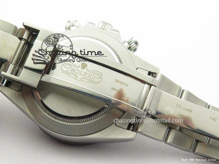 AAA Replica Watches Blue On Bracelet 116520 A SS Daytona Edition JF Dial 3944 Best QuickDry 1227